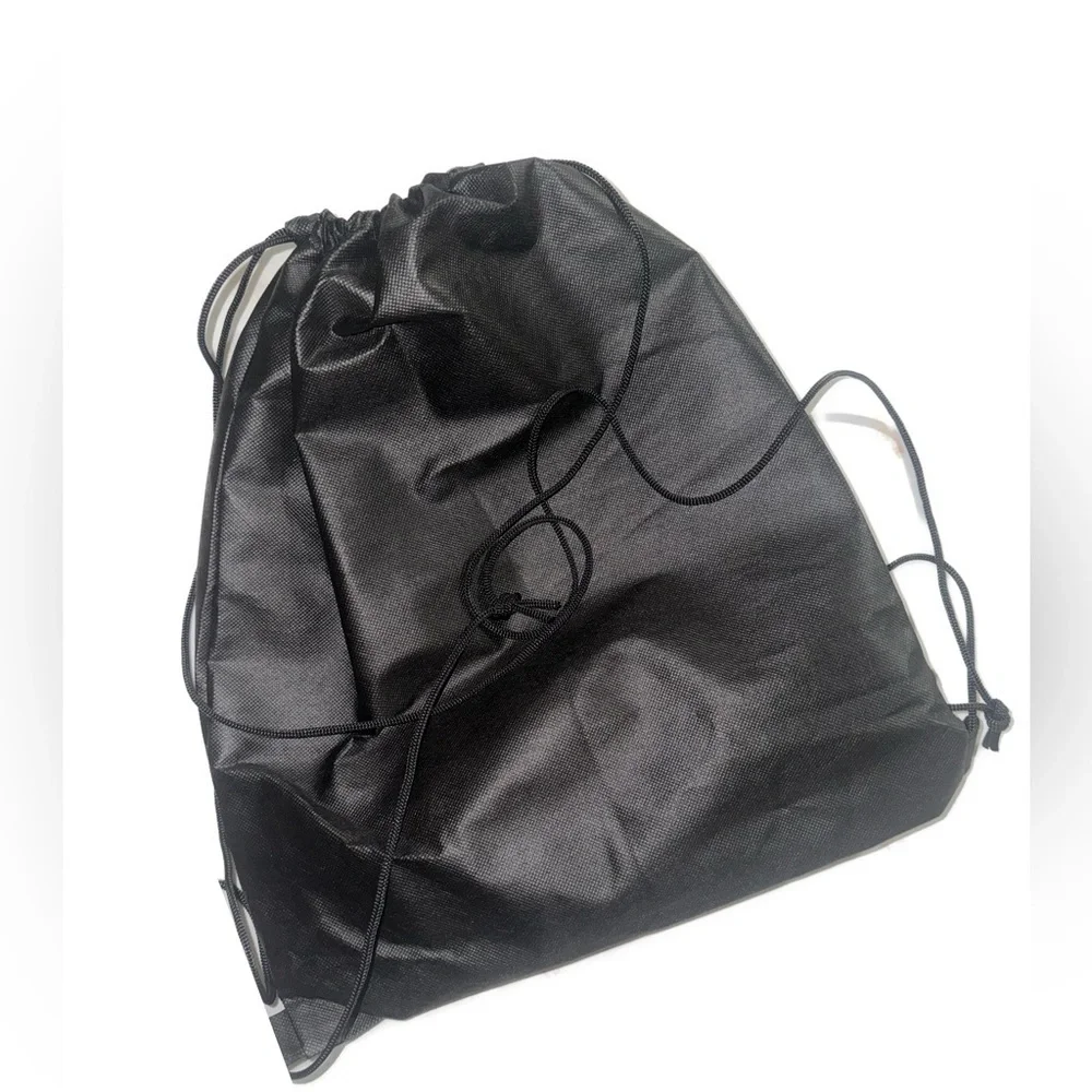 Drawstring Gym Bag Cheerleader backpack pink and black